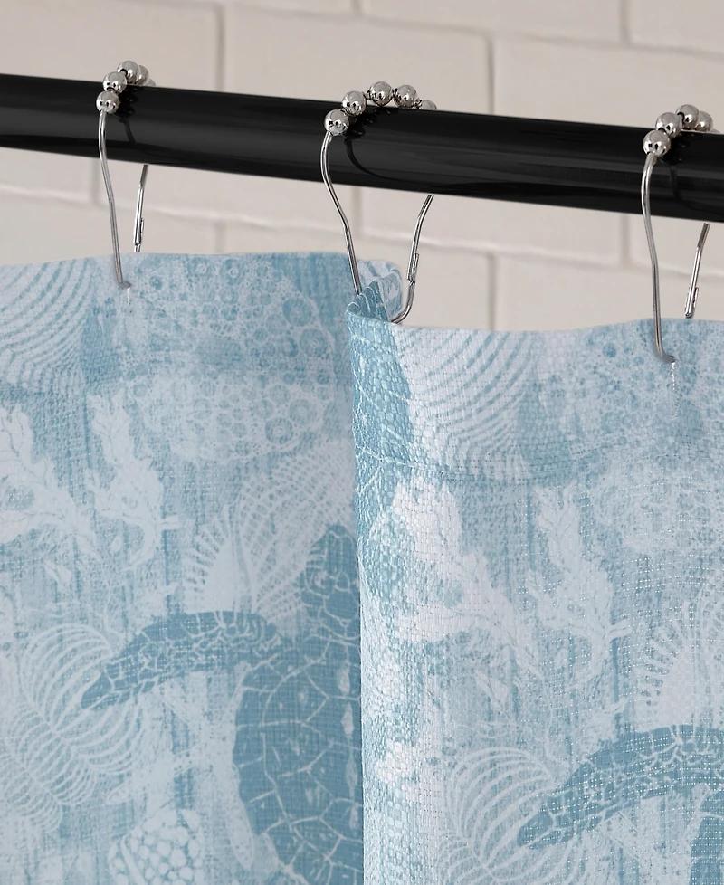 Creative Home Ideas Fabric Bathroom Shower Curtain, 70" x 72"