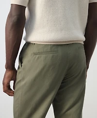 Mango Men's Slim-Fit Cropped Cotton-Linen Pants