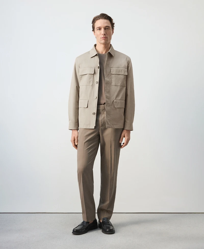 Mango Men's Multi-Pocket Jacket