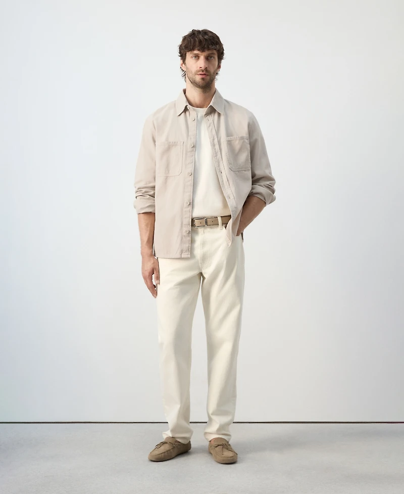 Mango Men's Pockets Overshirt