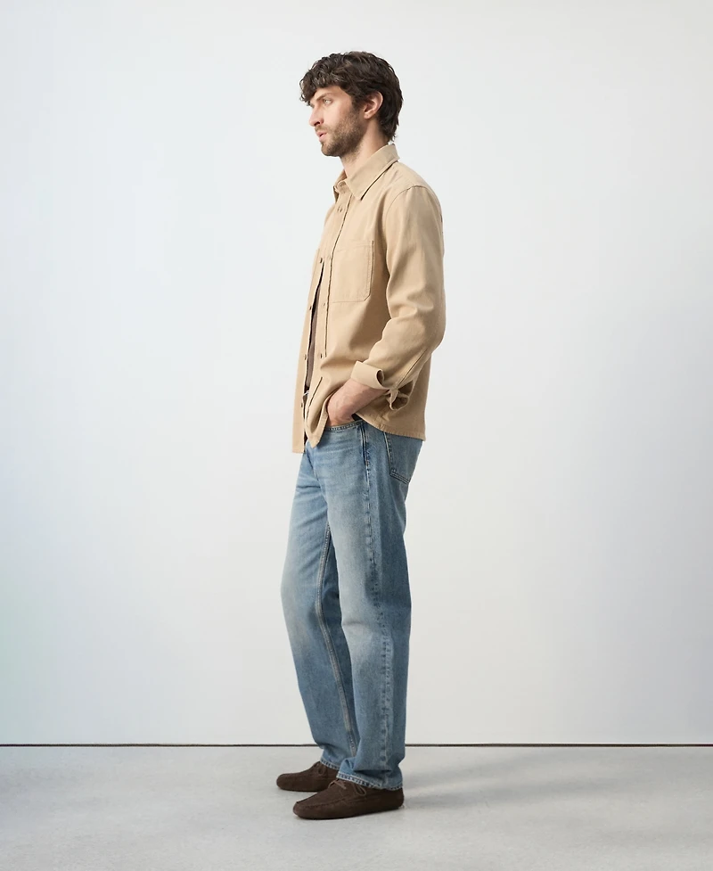 Mango Men's Pockets Overshirt