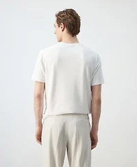 Mango Men's Slim-Fit Short-Sleeved T-Shirt
