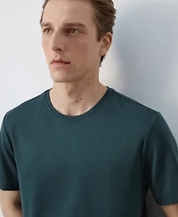 Mango Men's Slim-Fit Short-Sleeved T-Shirt