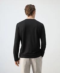 Mango Men's Henley T-Shirt