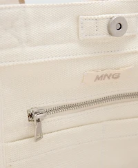 Mango Men's Piping Detail Tote Bag