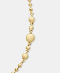 Anne Klein Gold-Tone 42" Metal Lentil Beaded Strandage Necklace
