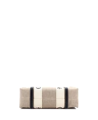 Pre-Owned Chloe Medium Woody Tote Canvas with Leather