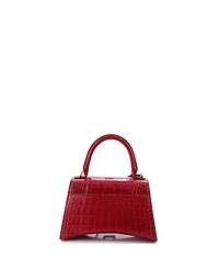 Pre-Owned Balenciaga Hourglass Top Handle Bag Embossed Leather