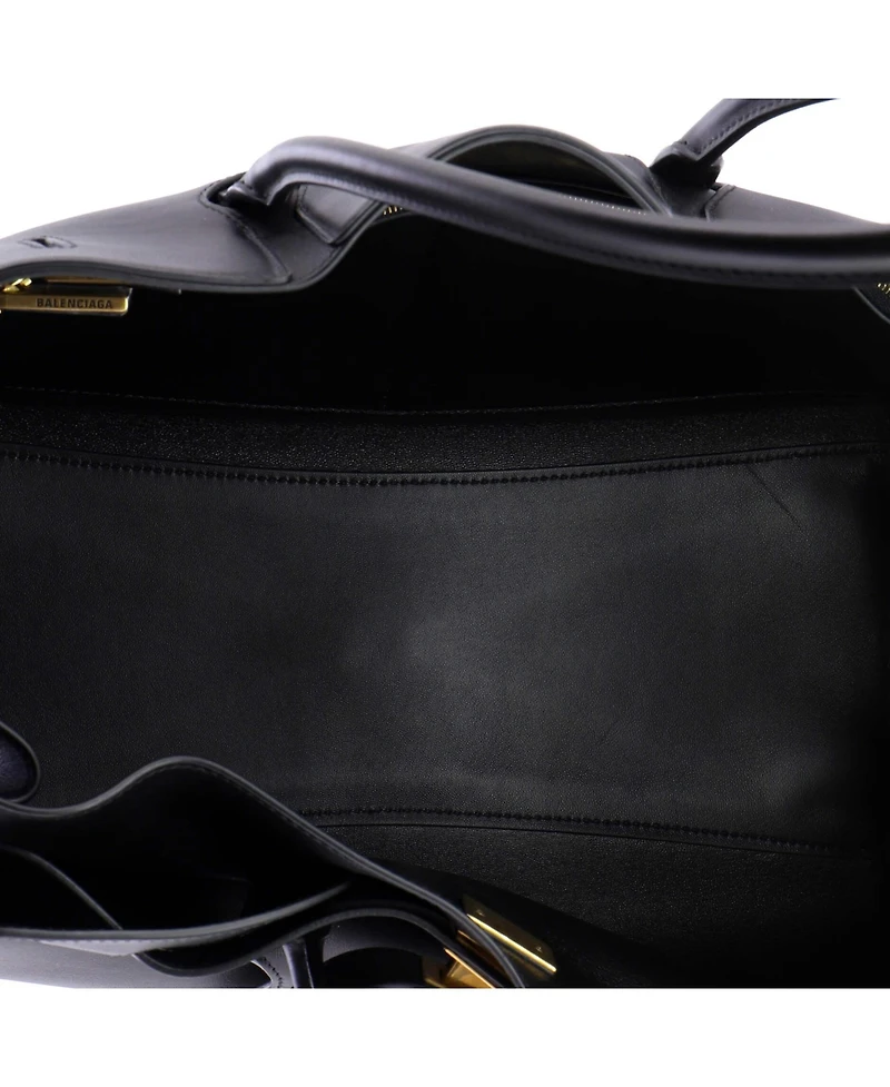 Pre-Owned Balenciaga Medium Bel Air Carry All Bag Leather