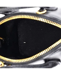 Pre-Owned Balenciaga Nano Logo Ville Bag Leather