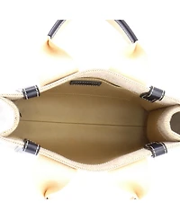 Pre-Owned Chloe Small Woody Tote Canvas with Leather
