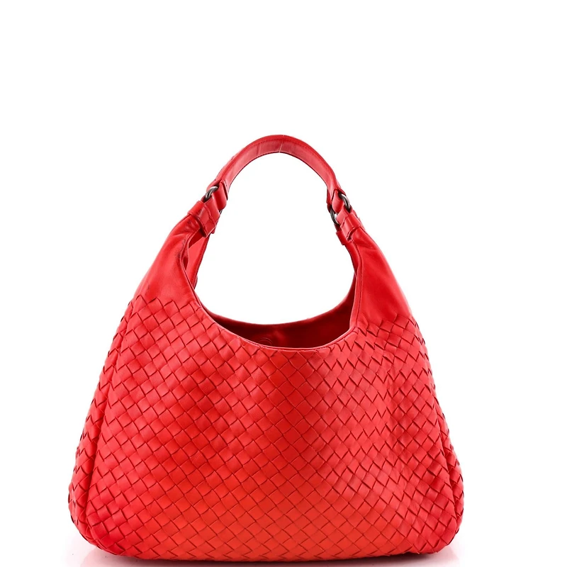 Pre-Owned Bottega Veneta Small Campana Hobo Intrecciato Nappa