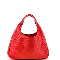 Pre-Owned Bottega Veneta Small Campana Hobo Intrecciato Nappa