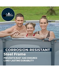Bestway Steel Pro Max 14' x 42" Above Ground Outdoor Swimming Pool Set