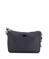 Pre-Owned Prada Small Re-Edition Zip Messenger Bag Saffiano Leather