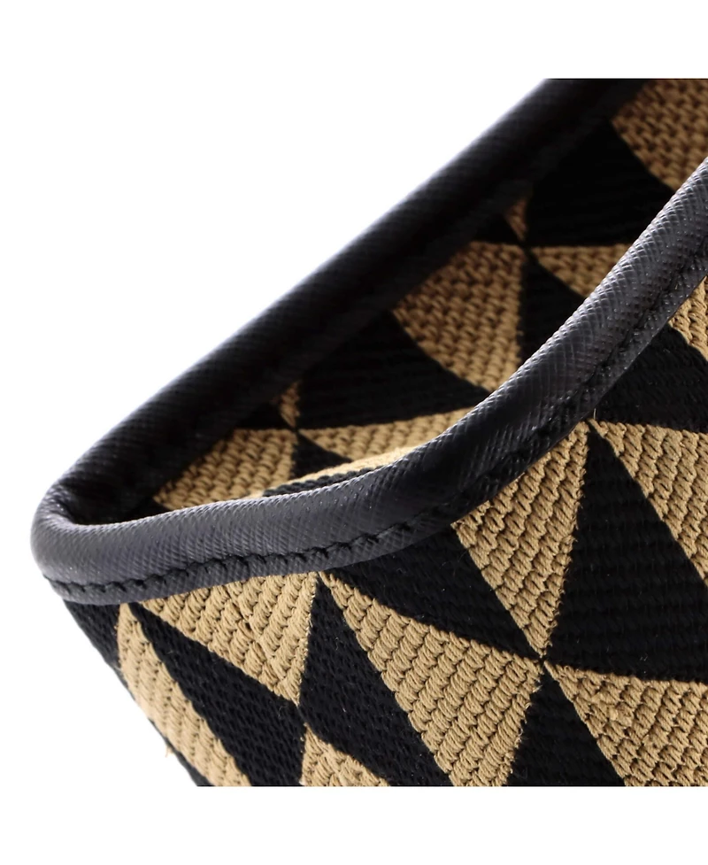 Pre-Owned Prada Small Symbole Shopper Tote Jacquard