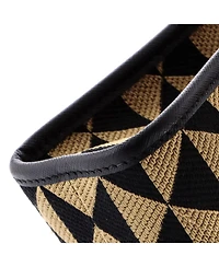 Pre-Owned Prada Small Symbole Shopper Tote Jacquard