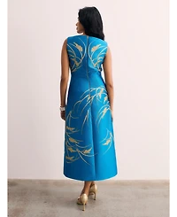 The Fold Women's Eden Jacquard Dress