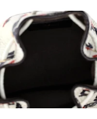 Pre-Owned Fendi Mini Mania Logo Mon Tresor Bucket Bag Printed Leather