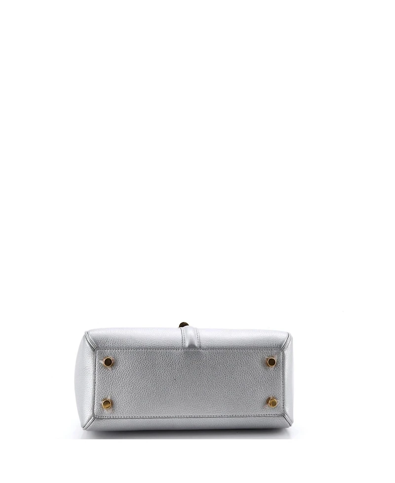 Pre-Owned Celine Small 16 Top Handle Bag Grained Calfskin