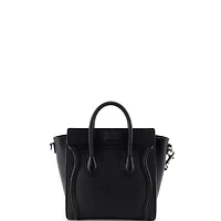 Pre-Owned Celine Nano Luggage Bag Grainy Leather