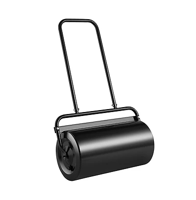 Sugift 13 Gallon Sand Water Filled Yard Roller Steel Push Pull Lawn Roller