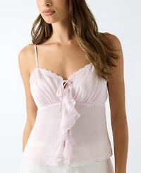 Guess Women's Sleeveless Saisha Babydoll Top