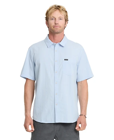 Quiksilver Men's Dobby Stripe Short-Sleeve Shirt