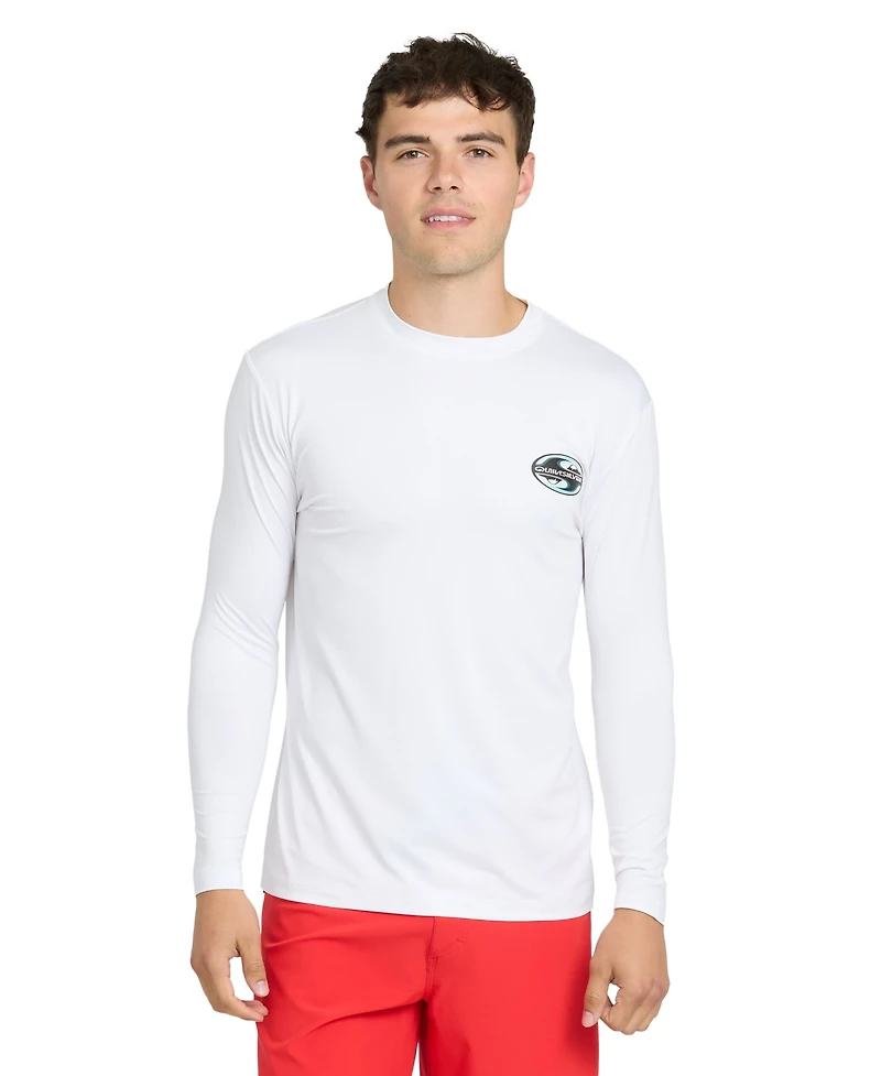 Quiksilver Men's Graphic Long-Sleeve Swim T-Shirt