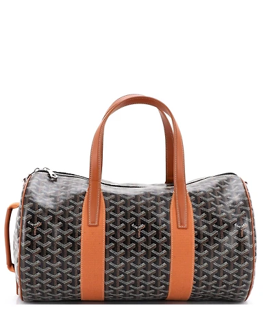 Pre-Owned Goyard 40 Barrel Sport Duffle Bag Coated Canvas