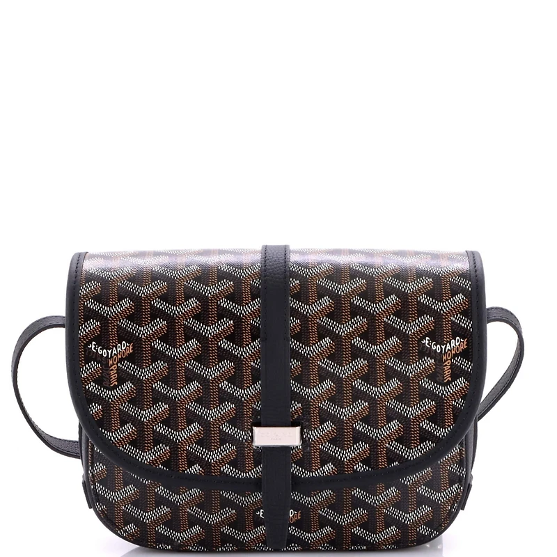Pre-Owned Goyard Pm Belvedere Ii Messenger Bag Coated Canvas