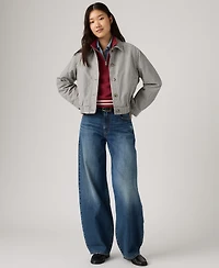 Levi's Women's Middy Balloon Mid Rise Denim Loose Jeans