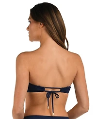 La Blanca Women's Americana Knot Front Bandeau Top