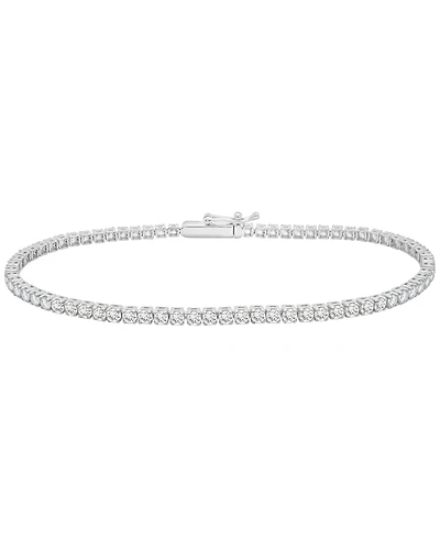 Macy's Diamond Tennis Bracelet (3 ct. t.w.) in 10k White Gold