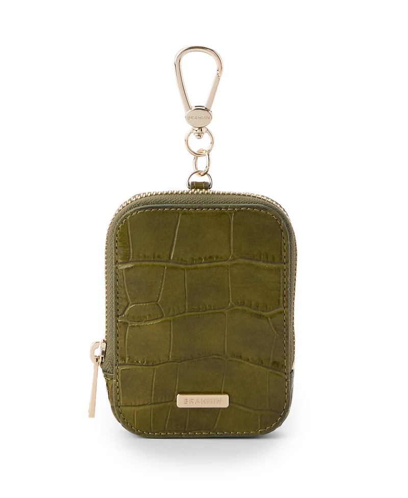 Brahmin Katelynn Mini Leather Zip Coin Purse