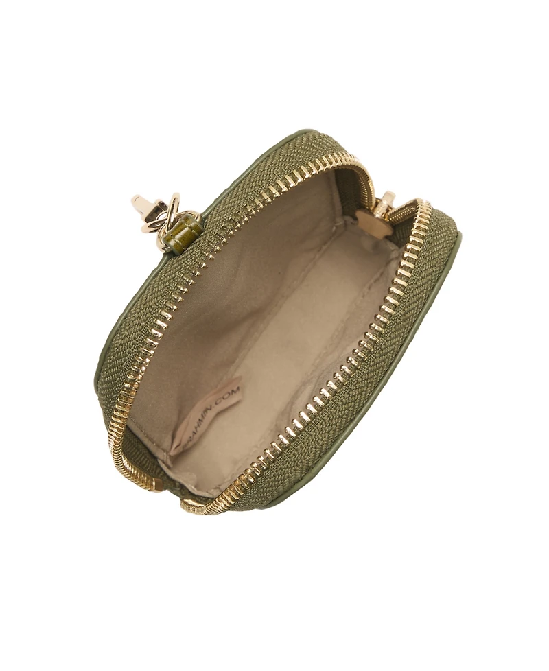 Brahmin Katelynn Mini Leather Zip Coin Purse