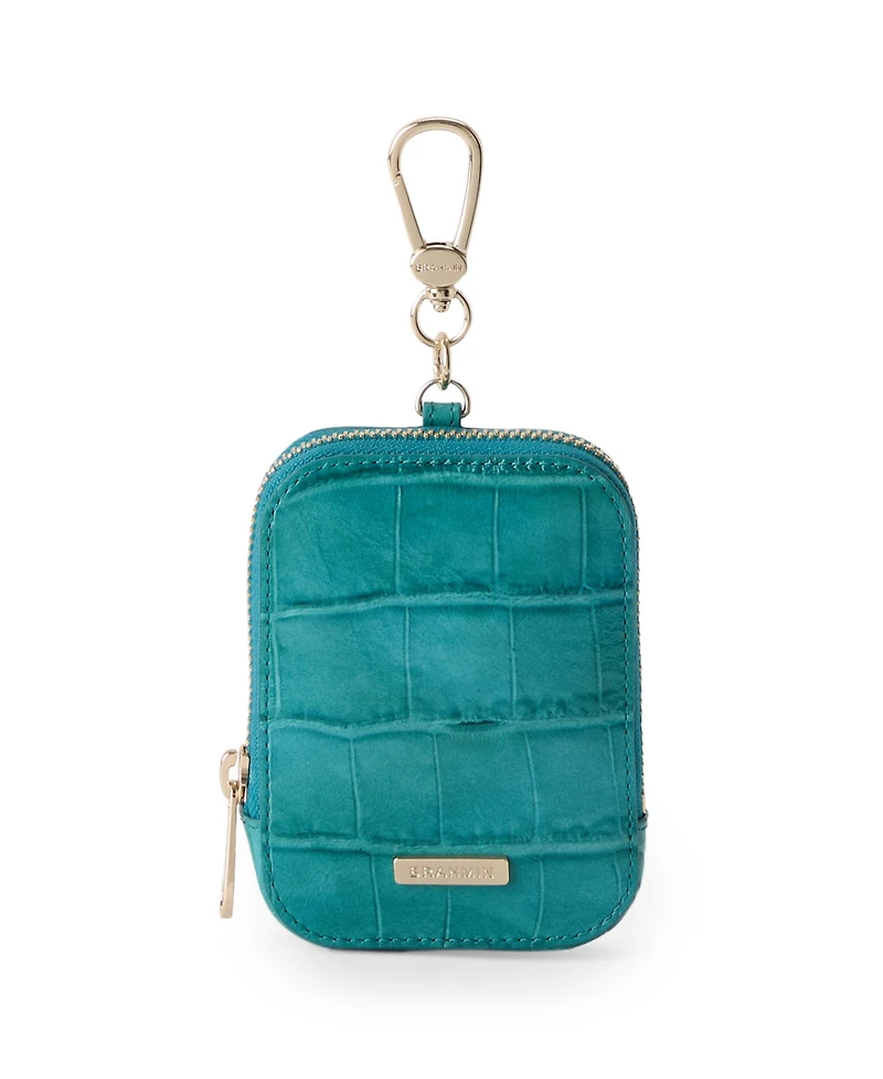 Brahmin Katelynn Mini Leather Zip Coin Purse