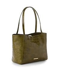 Brahmin Mona Alba Large Leather Tote Handbag