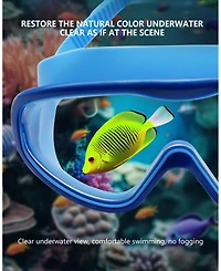 Swim Goggles 2 Pack Anti-Fog Uv Leak-Proof Silicone