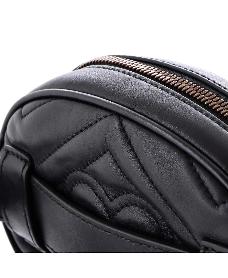 Pre-Owned Gucci Gg Marmont Belt Bag Matelasse Leather