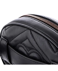 Pre-Owned Gucci Gg Marmont Belt Bag Matelasse Leather
