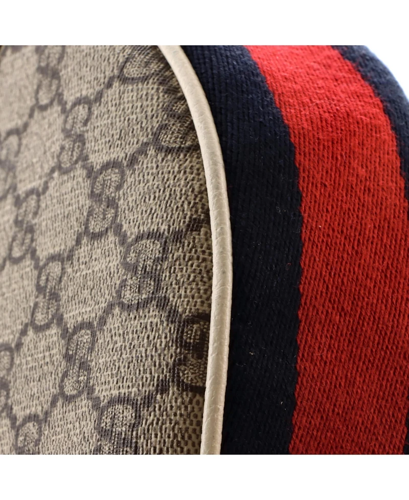 Pre-Owned Gucci Mini Ophidia Half Moon Bag Gg Coated Canvas