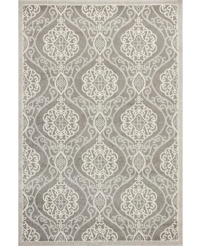 Kas Lucia Mosaic 2759 Silver 5'3" x 7'7" Indoor/Outdoor Area Rug