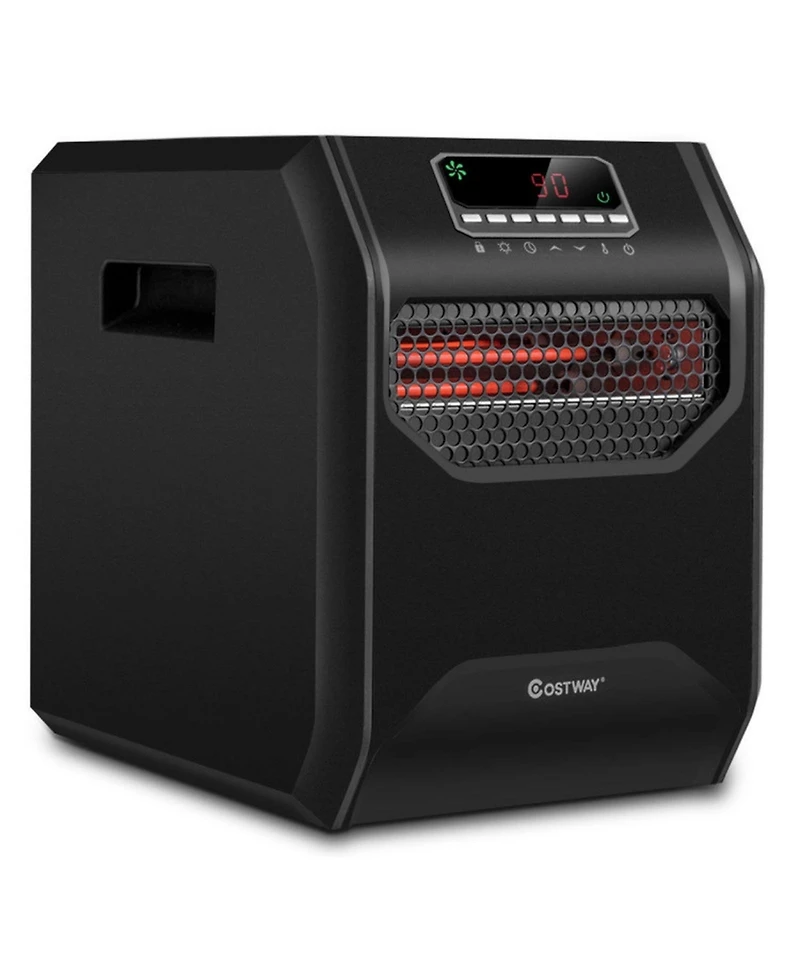 Gouun 1500W Portable Electric Space Heater with 12H Timer Led Display and Remote Control
