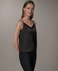 Donna Karan New York Women's Sleeveless Lace Trim Shell Top