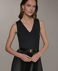 Donna Karan New York Women's V-Neck Dress