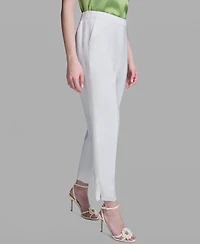 Bcbg Women's Straight Ankle High-Rise Pants