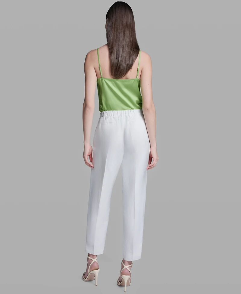 Bcbg Women's Straight Ankle High-Rise Pants