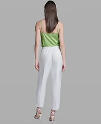 Bcbg Women's Straight Ankle High-Rise Pants