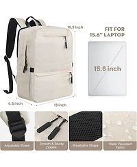 Laptop Backpack, Computer Bag with 2 Compartments, Ergonomic Shoulder Straps, 15.6 Inch Laptop Sleeve, Haul Handle, Book Backpacks, Bookbag for Women